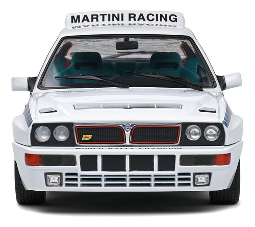 Miniatura Lancia Delta Hf Integrale Evo 1 Martini Racing 6 1992 Branco 1:18 Solido