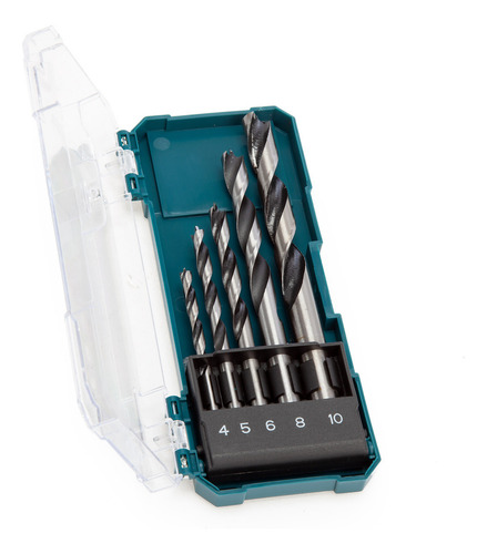 Juego de taladros Makita 4 A 10 con 5 taladros D-72861