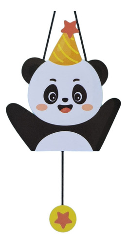 Piñata Oso Panda  Cumpleaños 39x42cm Fiesta Cotillón