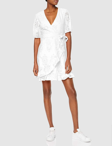 Amazon Brand Find Women's Mini Cotton Wrap Dress 