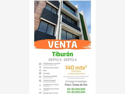 Imagen 1 de 1 de Departamento En Venta Costa De Oro