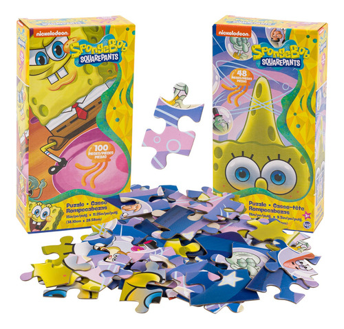 Puzzle, 48 & 100pcs Spongebob A