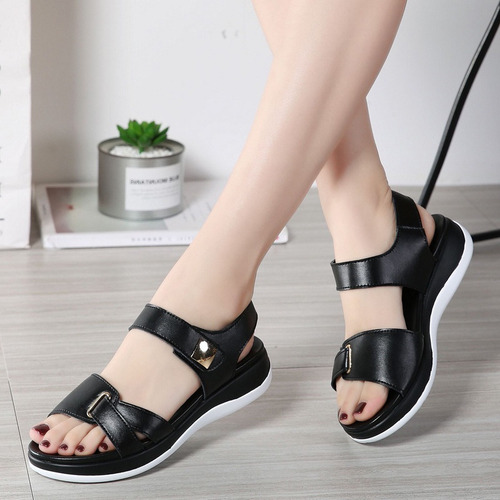 Sandalias Planas Versátiles, Sandalias Deportivas Para Mujer