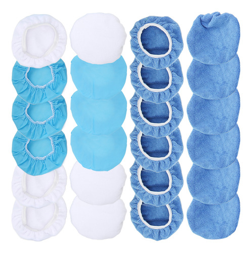 Juego De 24 Almohadillas Para Pulir Capó, Microfibra De 6 Pu