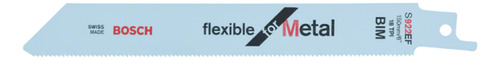 Pack X2 Hojas Sierra S922ef Sable Flexible for Metal Bosch