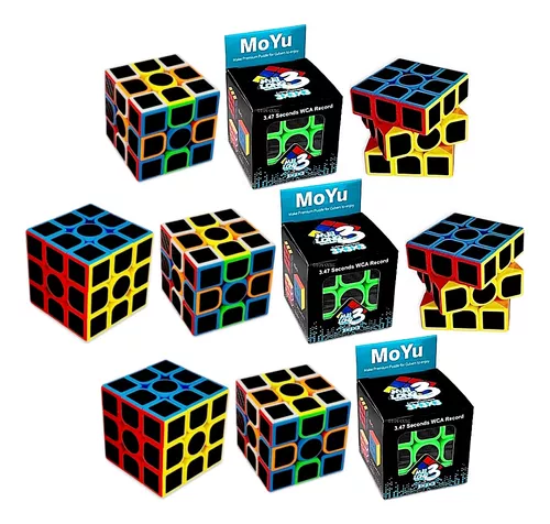 Cubo Mágico 3x3 Carbono