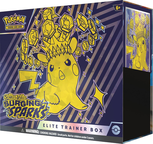 Pokemon Tcg Elite Trainer Box - Surging Sparks - Inglés Pokemon Tcg Elite Trainer Box - Surging Sparks - Ingles Inglés