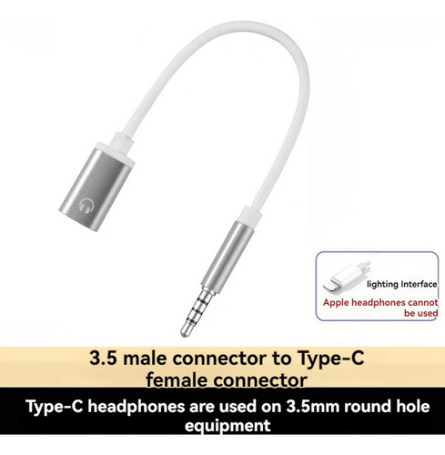 Cable De Audio J23,5 Mm Macho A C Hembra, Conector De Audio