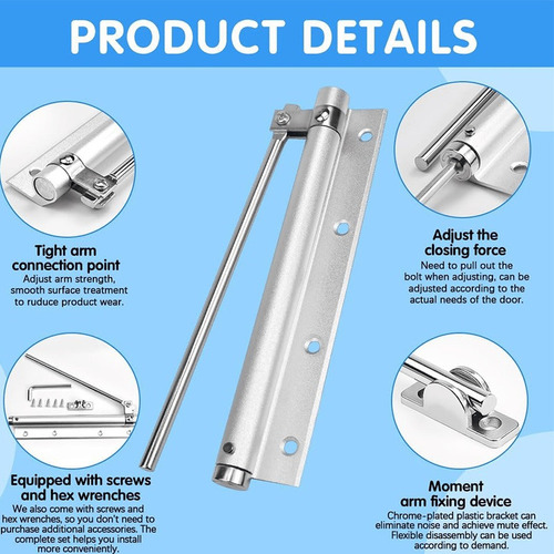 Bisagra De Cierre Automático Para Puerta V Home Tools Lightw