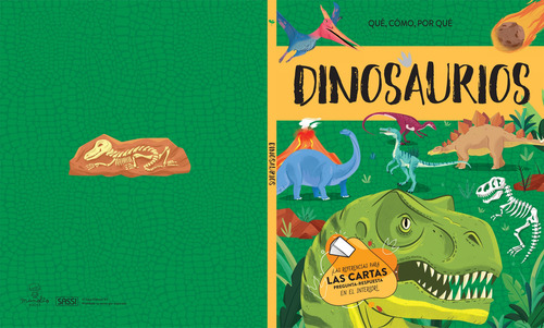 Libro Mega Atlas Los Dinosaurios + Maqueta 3d+cartas +puzle