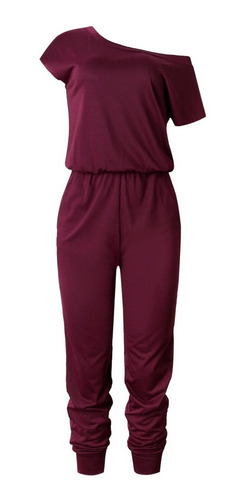 Imagen 4 de 5 de Talla Extra Grande Palazzo Enterizo Jumpsuit Envío Inmediato