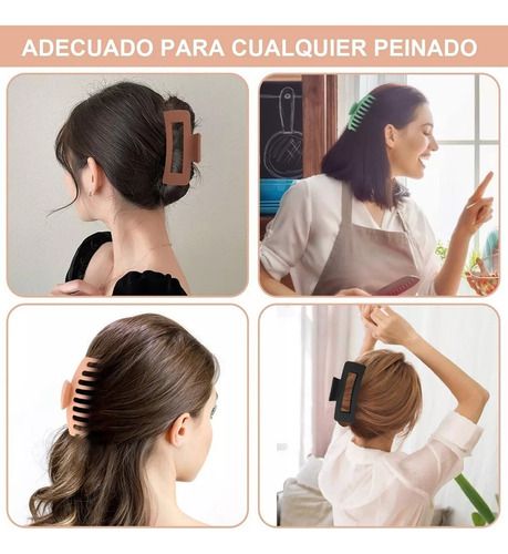 Pinzas For El Cabello, Garra Fuerte For Pelo Mujer 10 Pcs