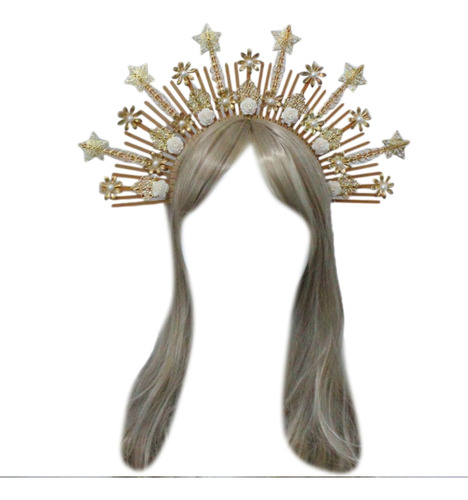 Aro Para El Pelo Con Forma De Corona De Perlas (6 #mold), Es