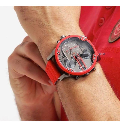 Reloj Pulsera Dsl Hombre Mr Daddy Dz7370 Acero Inox Original