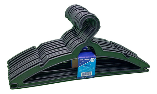 Cabide Adulto Kit 50 Unidades Preto Alça Para Roupas