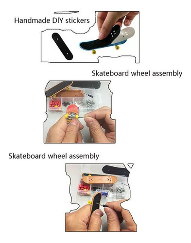 Tech Deck Fingerboard Patineta Profesional For Dedos De Mesa