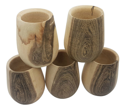 Mate De Madera Guayubira Misionera Para Pintar Boca Grande