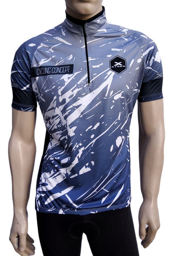 Imagen 1 de 6 de Remera Ciclismo Jersey Ciclista Estilo Clásico Bolsillos