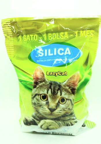 Piedra Sanitaria Silica Premium Lazy Cat X 1.3 Kg