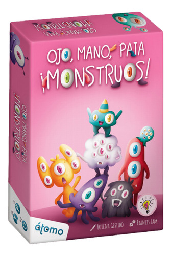 Ojo, Mano, Pata ¡monstruos! Juego De Mesa Atomo