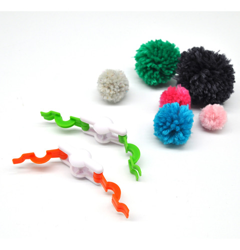Máquina Para Hacer Pompones Para Tejer Bolas De Pelusa, Aguj