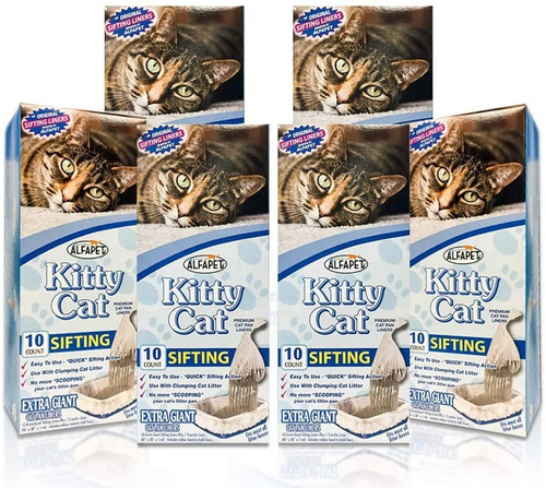  Kitty Cat Pan Disposable, Sifting Liners Pack   Transf...