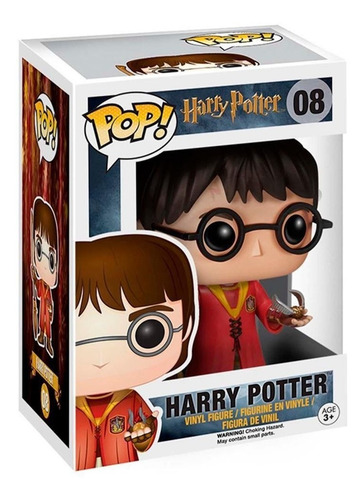 Imagem 2 de 3 de Boneco Funko Pop Harry Potter Uniforme De Quadribol 08
