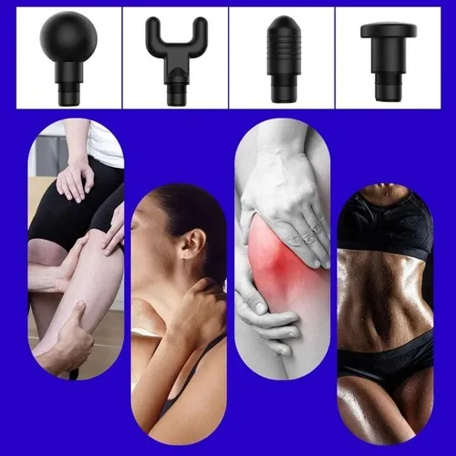 Pistola Masaje Muscular Profesional 6 Accesorios + Bolso | Cuotas sin  interés