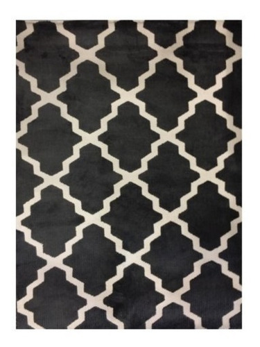Tapete Para Sala Estampado Cafe Camello Gris 1.20x1.60mt