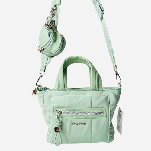 Bolsa Steve Mandden Crossbody Agarradera Verde Original