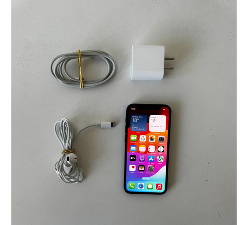 iPhone 12 Mini 64gb Bat 77% + Cargador, Cable Y Auriculares