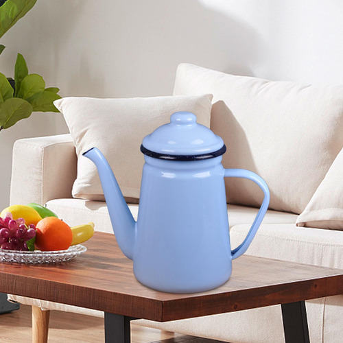Cafetera Esmaltada De 1,1 L, Tetera Para Cocina, Tetera,.
