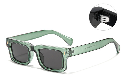 Gafas De Sol Con Montura Pequeña, Rectangulares, Estilo Retr