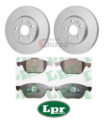 Kit Discos Pastillas Freno Lpr Ford Focus 2 Delantero 