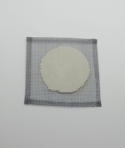 Tela De Arame Galvanizado, C/disco Refratario, 12x12cm 001-2