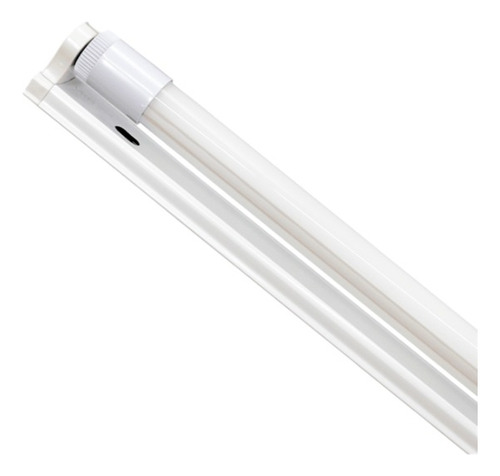 Kit Tubo Led T-8 1.20 Mts, 18 Watt, 6500k De Luz Fria