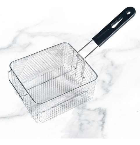 Cesta Para Freidora De Acero 20cm X 17,2cm X 10,5cm