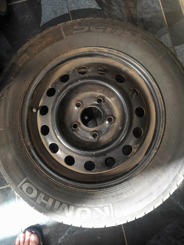 Neumatico Con Llanta Aro 15,marca Kumho, 195/65/15 Para Auto