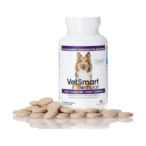 Fórmulas Vetsmart Glucosamina Para Perros, Madrugada Gqqdj