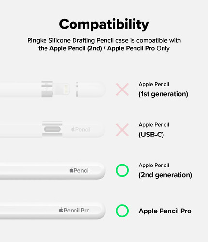 Case Ringke Silicone Para Apple Pencil Pro | Rosa Arena