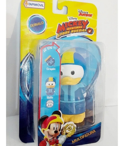 Imagen 2 de 3 de Multifigura Crayon Sello Mickey Tapimovil (7922)
