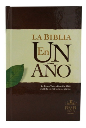 Imagen 1 de 5 de La Biblia En Un Año Rvr60 Tapa Dura