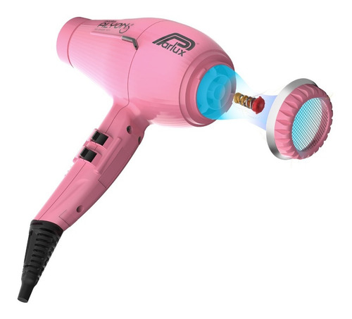 Secador de pelo Parlux Alyon Air Ionizer Tech rosa 220V