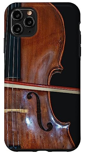 Funda Para iPhone 11 Pro Max Cello Violin Music Plastico