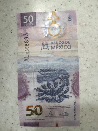 Billete De 50 Pesos ( Ajolote )