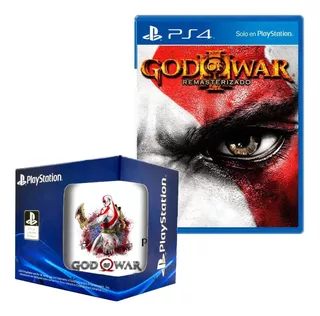 God Of War Iii Remastered Playstation 4 Y Taza 2