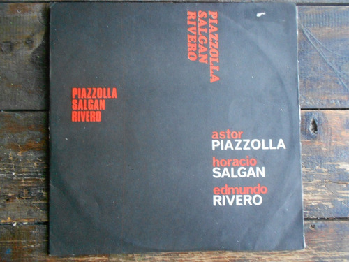 Piazzolla-salgan-rivero Tango Palabra Con... Lp 8 Puntos