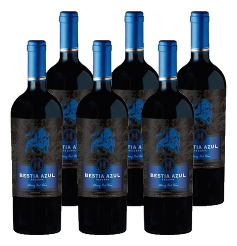 6 Vinos Bestia Azul Reserva Cabernet Sauvignon