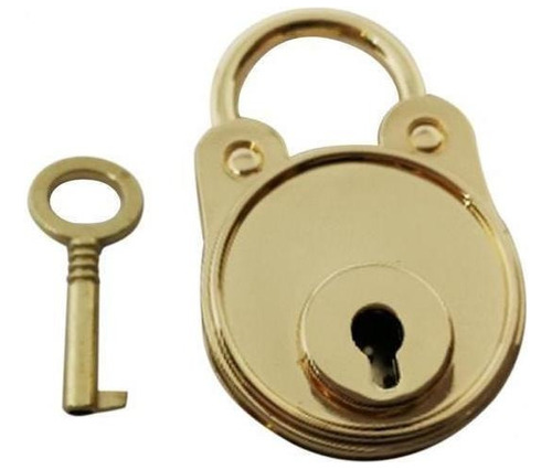 2x Cerradura Vintage Padlock Mini Cerrojo Con Llave Para