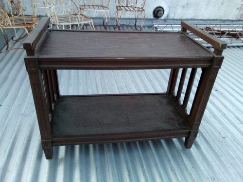 T-rara Mesa Tv Bar En Plástico Símil Madera 80 X 40,5 X 61,3 (Usado)